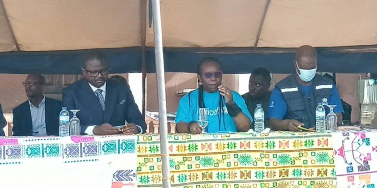 Cerimónia de lançamento da segunda dose de sarampo na Guiné-Bissau